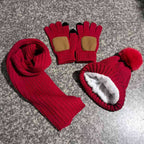 Big red with leather palm and no logo