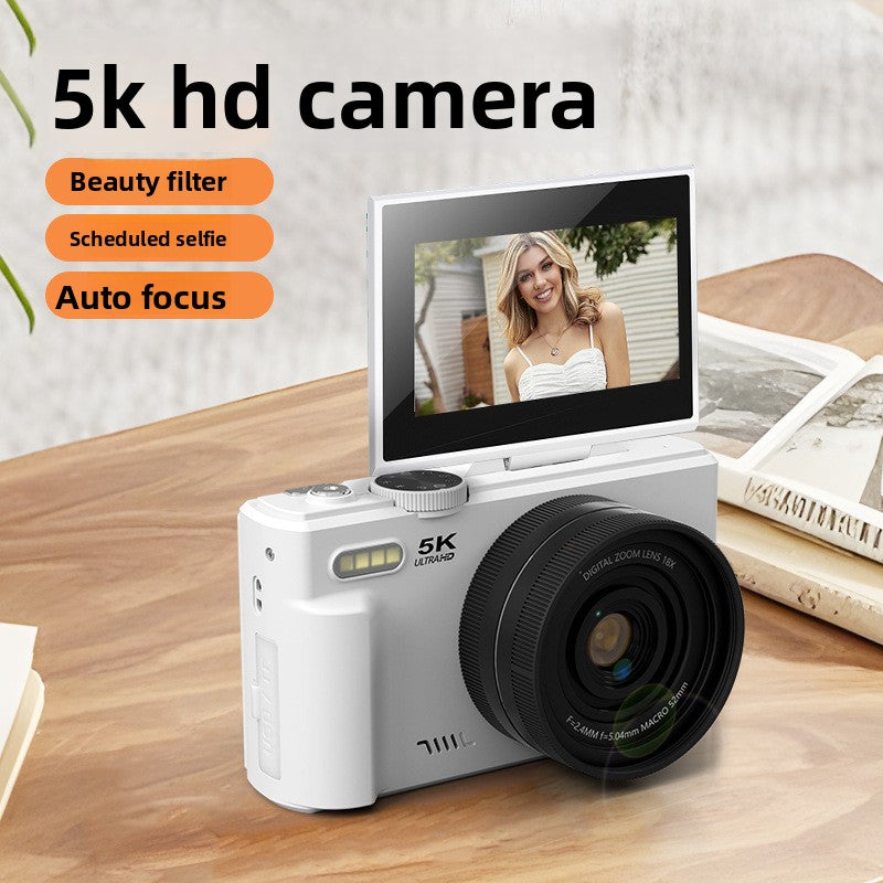 5K HD Digital Camera with Flip Screen WiFi