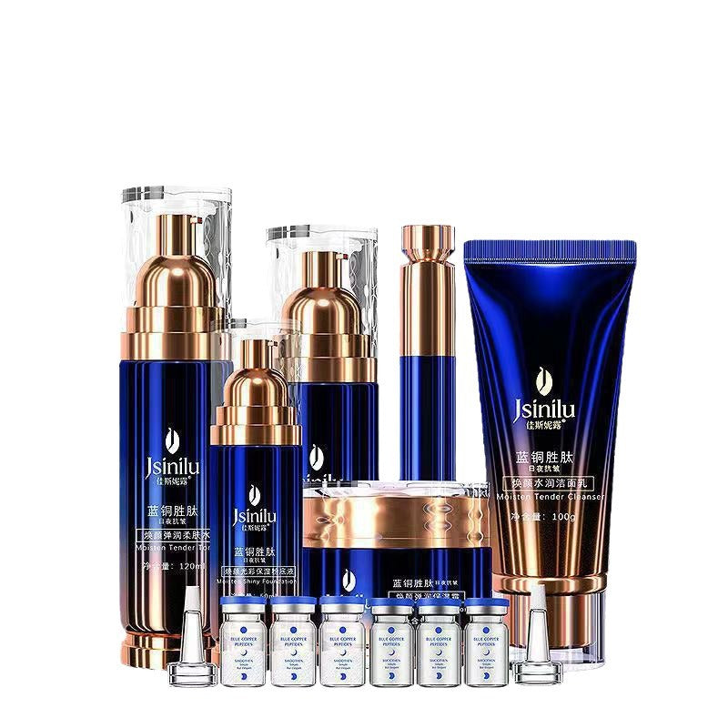 Blue Copper Peptide Anti-Wrinkle Skincare Set