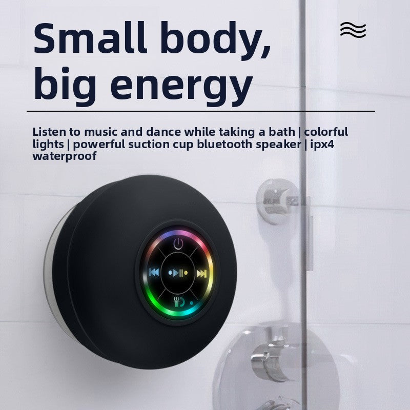 Waterproof Bluetooth Speaker with LED Light