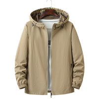 Mens Lightweight Waterproof Hooded Jacket