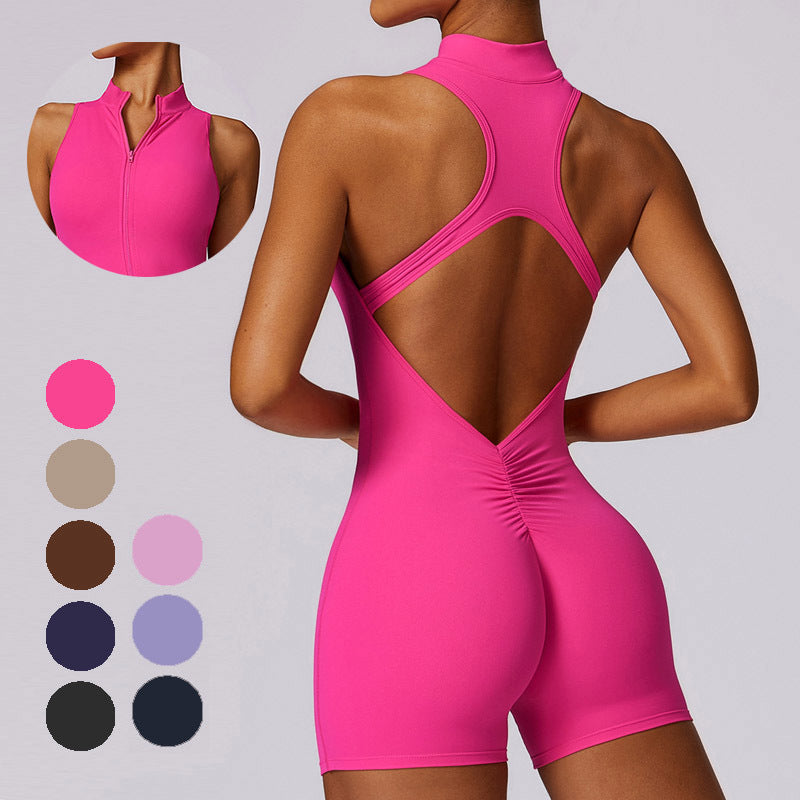 Yoga Sportswear Set with Back Strap