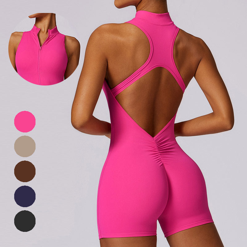 Yoga Sportswear Set with Back Strap