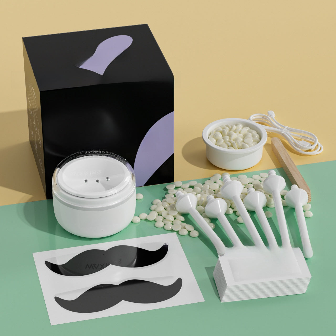 Mini Hot Wax Hair Removal Device Kit