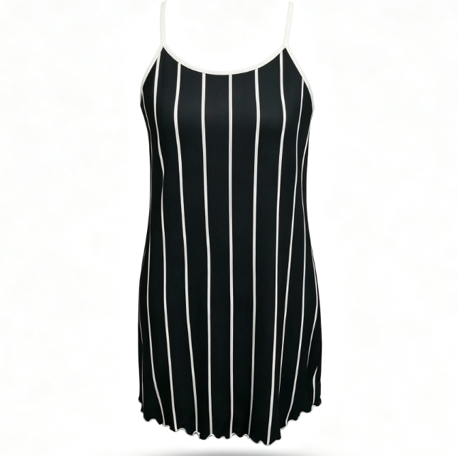 Heart Print Sling Nightgown