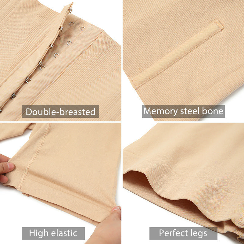 High Waist Shaping Pants Adjustable Buckle