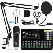 Professional V10XPRO Live Sound Card with Microphone
