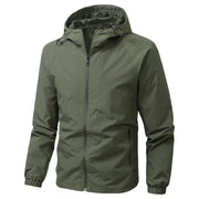 Mens Lightweight Waterproof Hooded Jacket