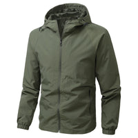 Mens Lightweight Waterproof Hooded Jacket