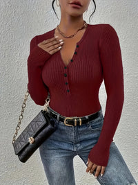 Womens Slim Fit Knit Sweater