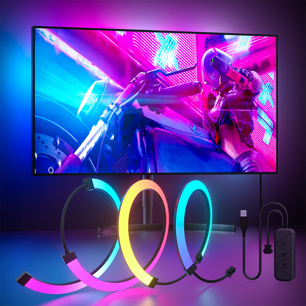 USB RGB Ambient LED Light Strip with Screen Sync