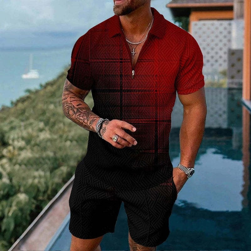 Polo & Shorts Two-Piece Set