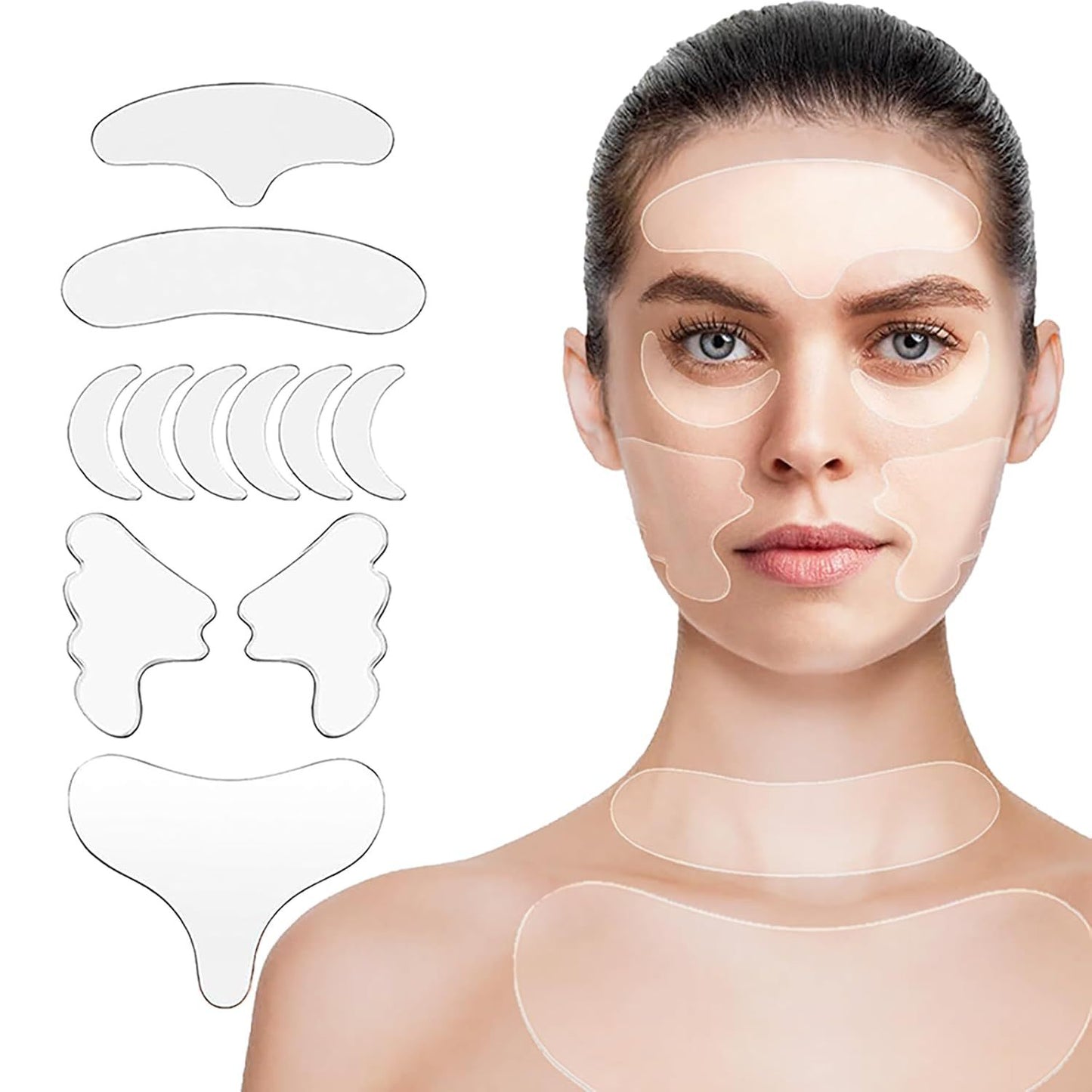 Silicone Anti-Wrinkle Facial Patches