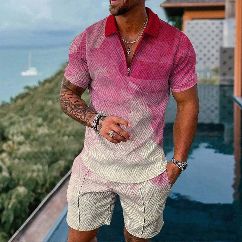 Polo & Shorts Two-Piece Set