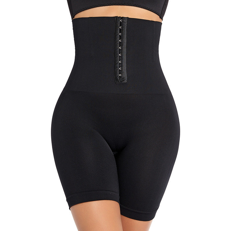 High Waist Shaping Pants Adjustable Buckle