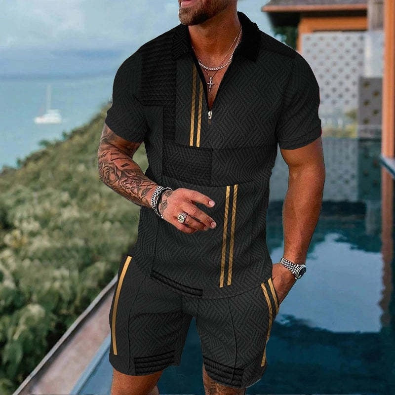 Polo & Shorts Two-Piece Set