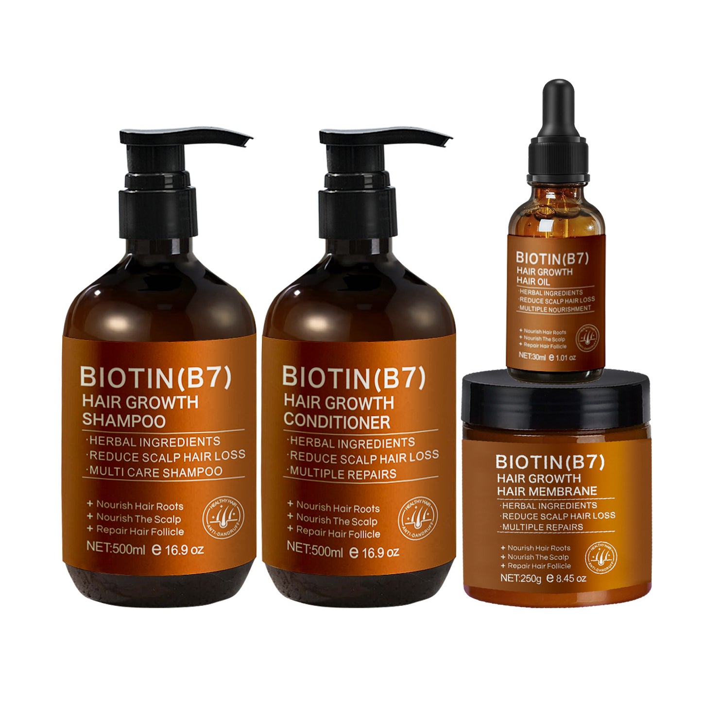 Biotin Hair Care Shampoo Conditioner Set