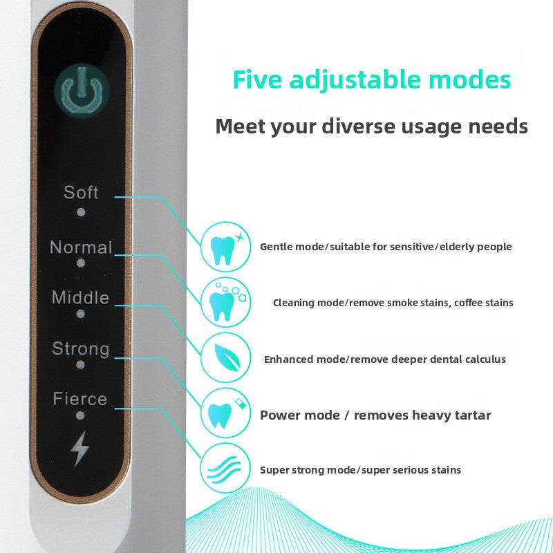 Ultrasonic Dental Scaler with Rechargeable Battery