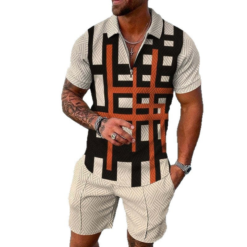 Polo & Shorts Two-Piece Set