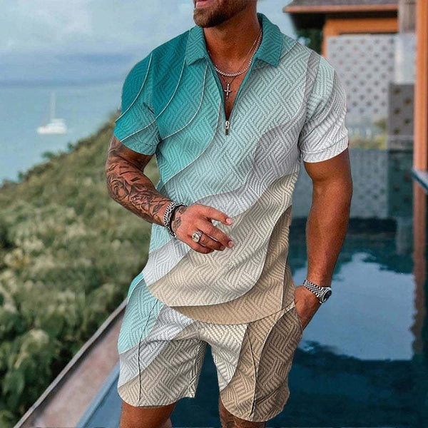Polo & Shorts Two-Piece Set