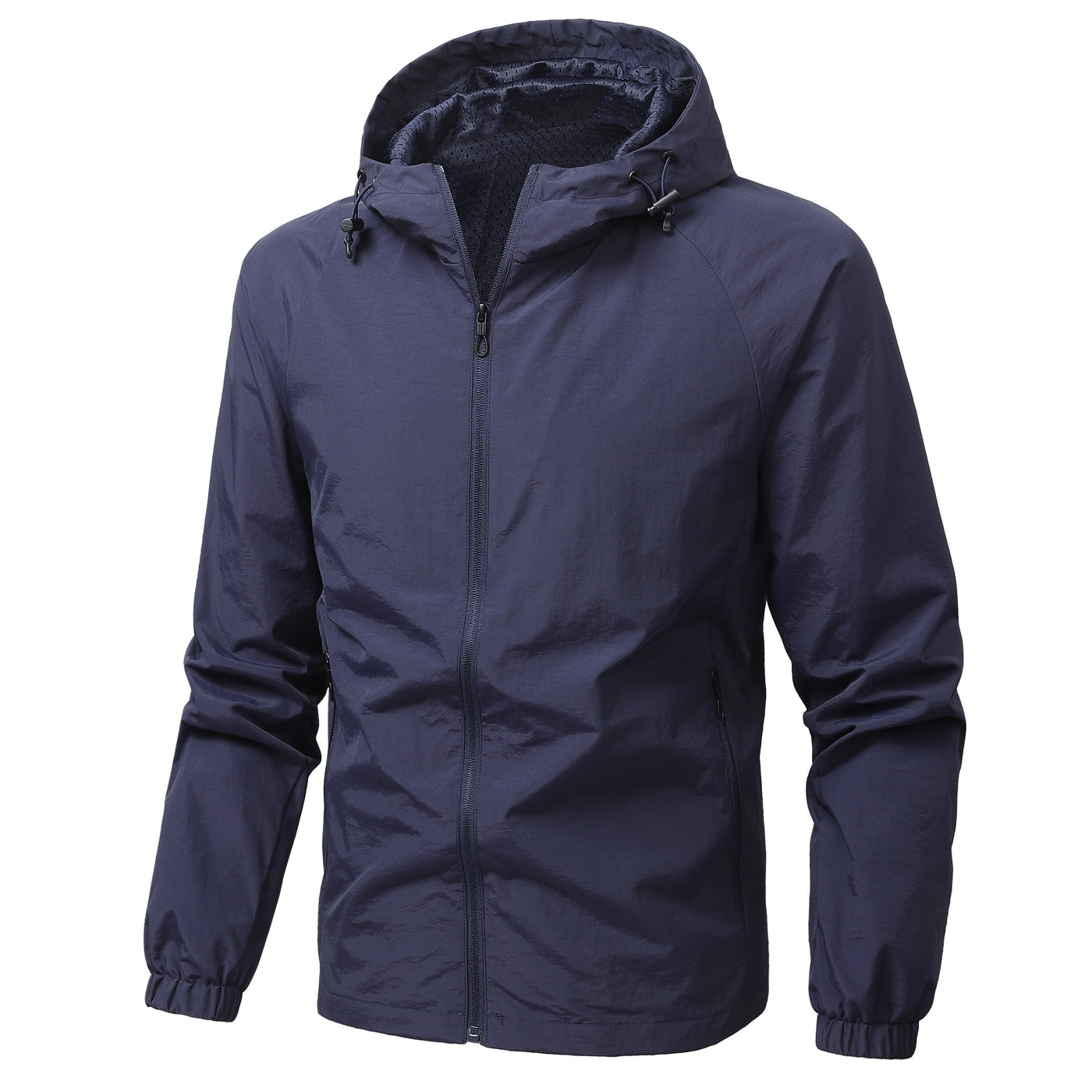 Mens Lightweight Waterproof Hooded Jacket