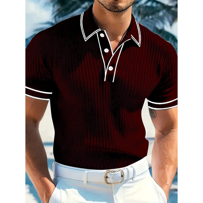 Color-Block Polo Shirt