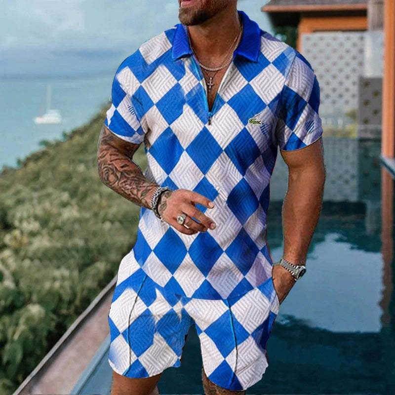 Polo & Shorts Two-Piece Set