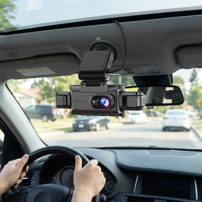 4-Channel Night Vision Dash Cam