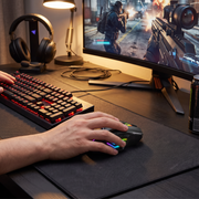 Wireless Gaming Mouse with Silent Click and RGB Lighting - lifestyle