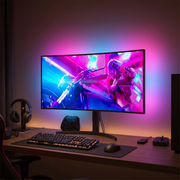 USB RGB Ambient LED Light Strip with Screen Sync - lifestyle